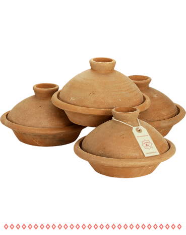 4 × Ali Baba Tajine T1 Feuer + Gas