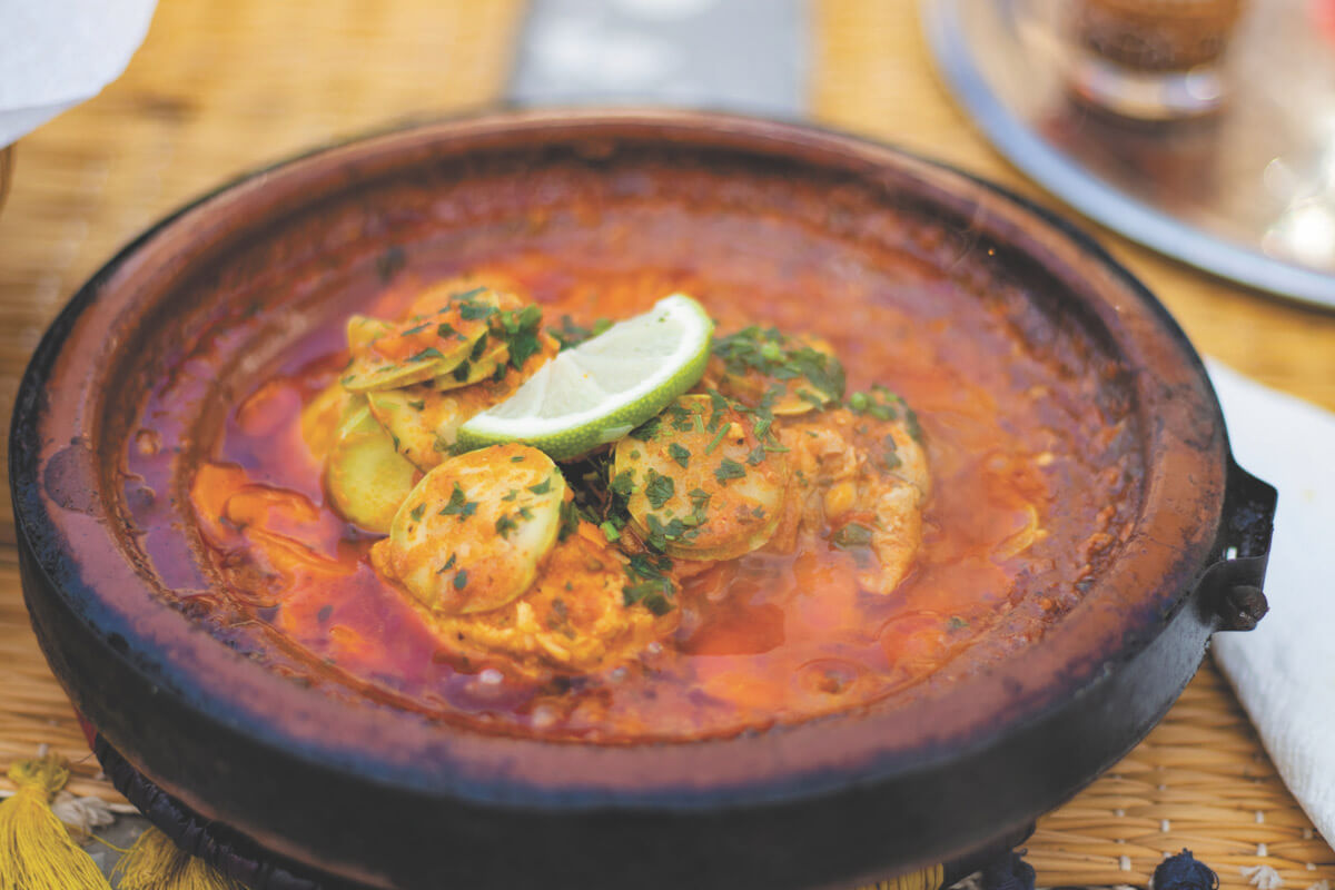 Tajine mit Hühnchen und Kartoffeln – Ali Baba Tajine