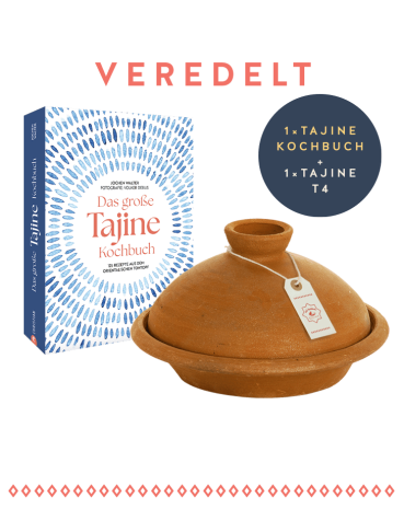 Das Premium-Paket Ali Baba Tajine gebrauchsfertig vorbereitet